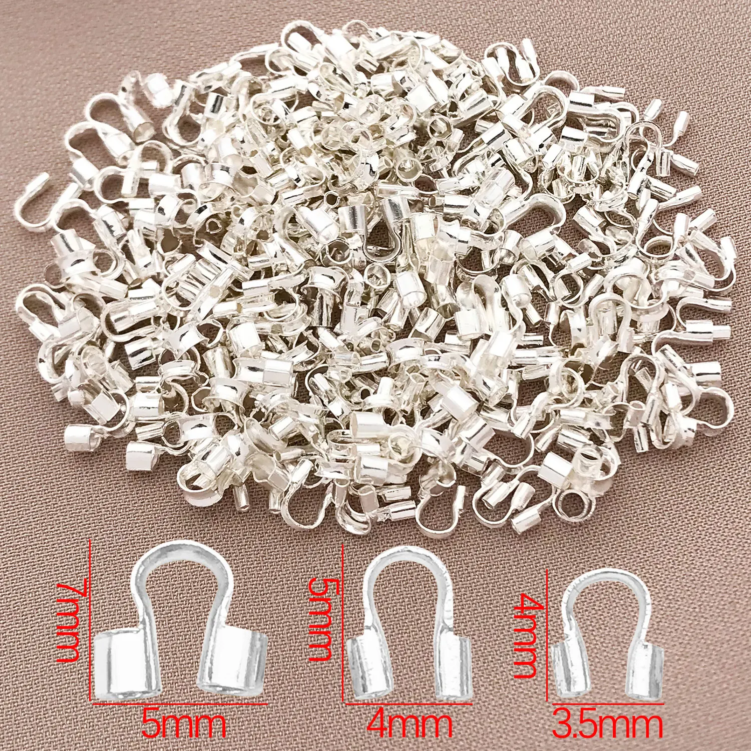 20 Stück 18K Kupferbeschichtete Echtgold-Dicke Silberne U-förmige Hufeisen-Verschlussverschlüsse, DIY Armband Schmuckherstellung Zubehör