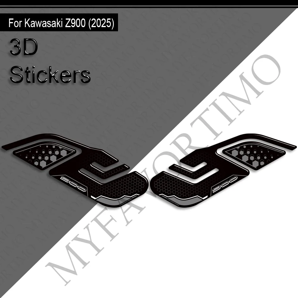 Voor Kawasaki Z900 Z900SE Motorfiets Tank Pad Gas Stookolie Cap Protector Kit Kuip Spatbord Covers Stickers Decals 2025 2026