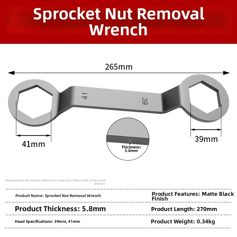 Y Shaped Flywheel Wrench for Motorcycle and Scooter Variator Clutch Pulley Locking Tool with Slip Rolling Grip