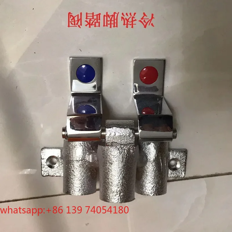 All copper knee top valve, single and double temperature , commercial kitchen hotel, restaurant canteen faucet foot