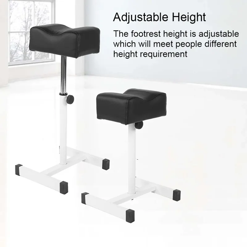 Manicure Footrest Adjustable Pedicure Nail Footrest Manicure Foot Rest Desk Salon Spa Equipment