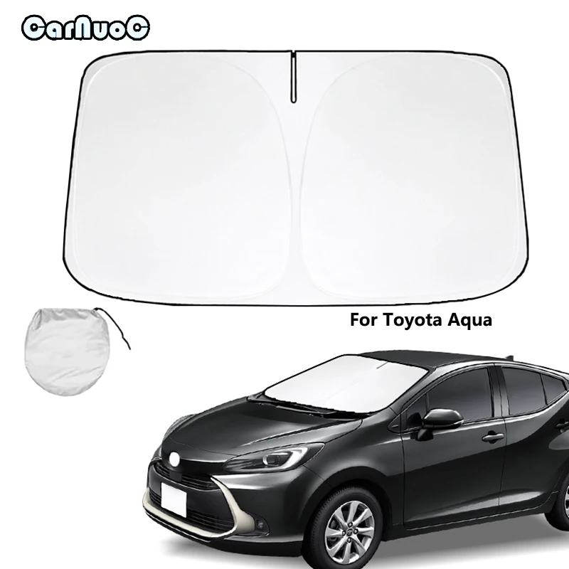 

For Toyota Aqua Car Front Window Sunshade Cover Sun Shade Windshield Visor Windscreen Folding Auto UV Protection Curtain