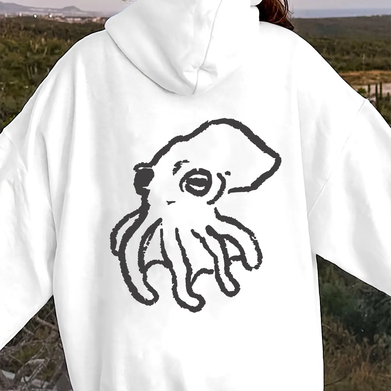 

Octopus Graphic Printing Autumn and Winter Cotton Men's and Women's Hoodies Casual Outdoor Street Sports Loose Training Brand