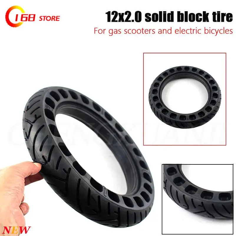 12 Inch Children's Balancing Car Sliding Bike Honeycomb Solid Tyre 12x2.0 Tubeless Tire Children's Scooter Bicycle Tyre