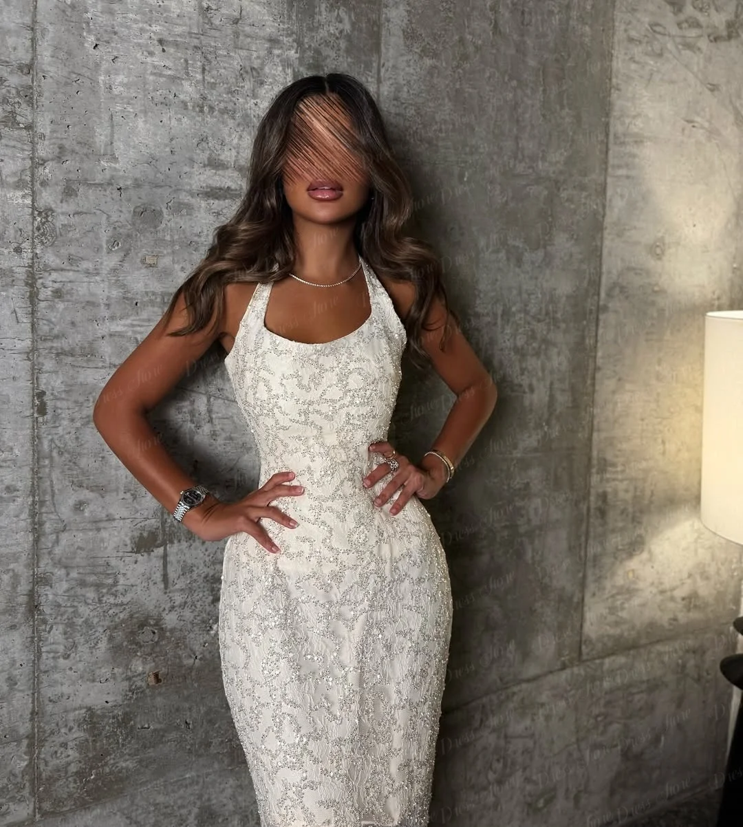 Ranmo 2026 novos vestidos de noite de renda فسات -. een een brincos de festa personalizado halter sereia lindos vestidos de baile