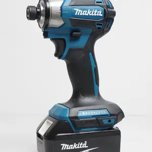 Khóa khe điện không dây Makita-Brushless, Máy khoan không dây 18V, Công cụ điều khiển tác động sửa chữa tự động, DTD173 8 Bộ bán hàng chính của máy Makita - №6