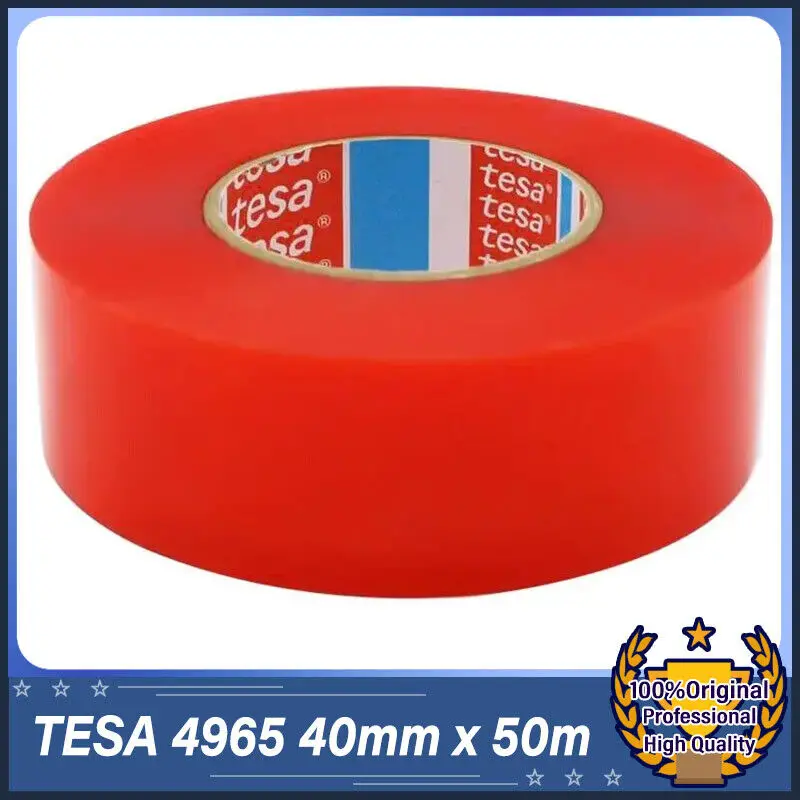 TESA 4965 40mm x 50m Double-sided Industrial Mounting Tape with Excellent Hold