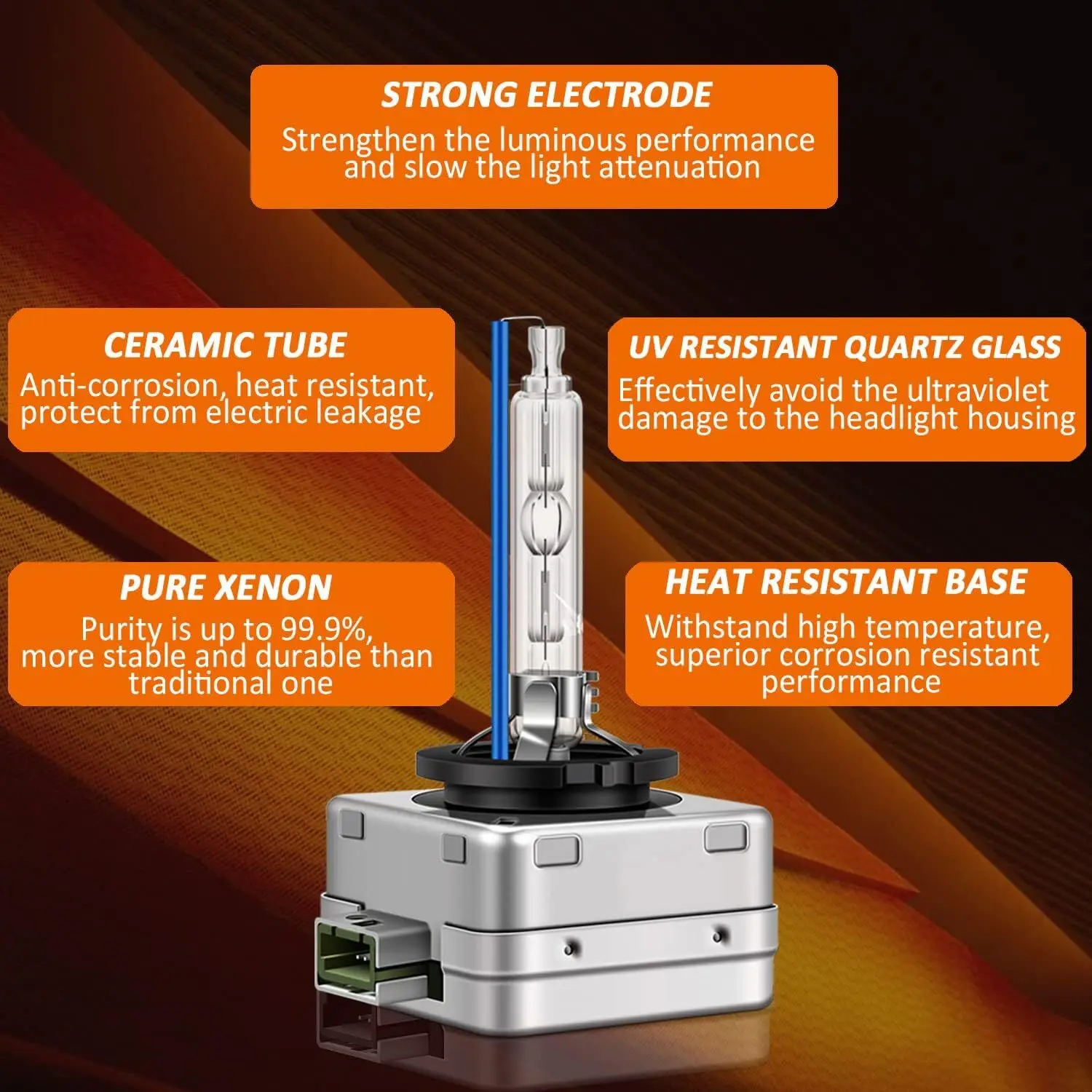 OEM D3S 6000K 42403 42302 66340 66340HBI جودة عالية 2 قطعة HID زينون المصابيح الأمامية الشظية