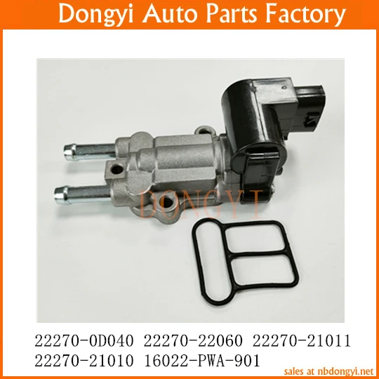 Auto IAC Idle Air Control Valve OE NO. 22270-0D040 22270-22060 22270-21011 22270-21010 16022-PWA-901 222700D040 2227022060