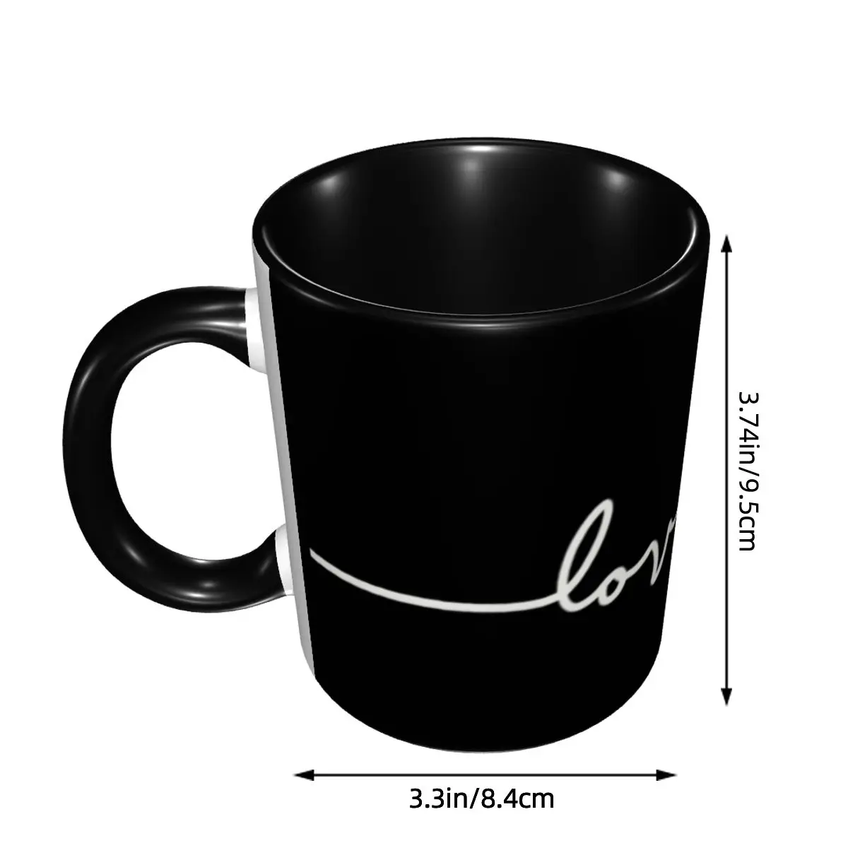 LGBT Mugs Personalized Lesbian Lgbt Pride Bisexual Rainbow Ceramic Coffee Mug Cup Creative Present