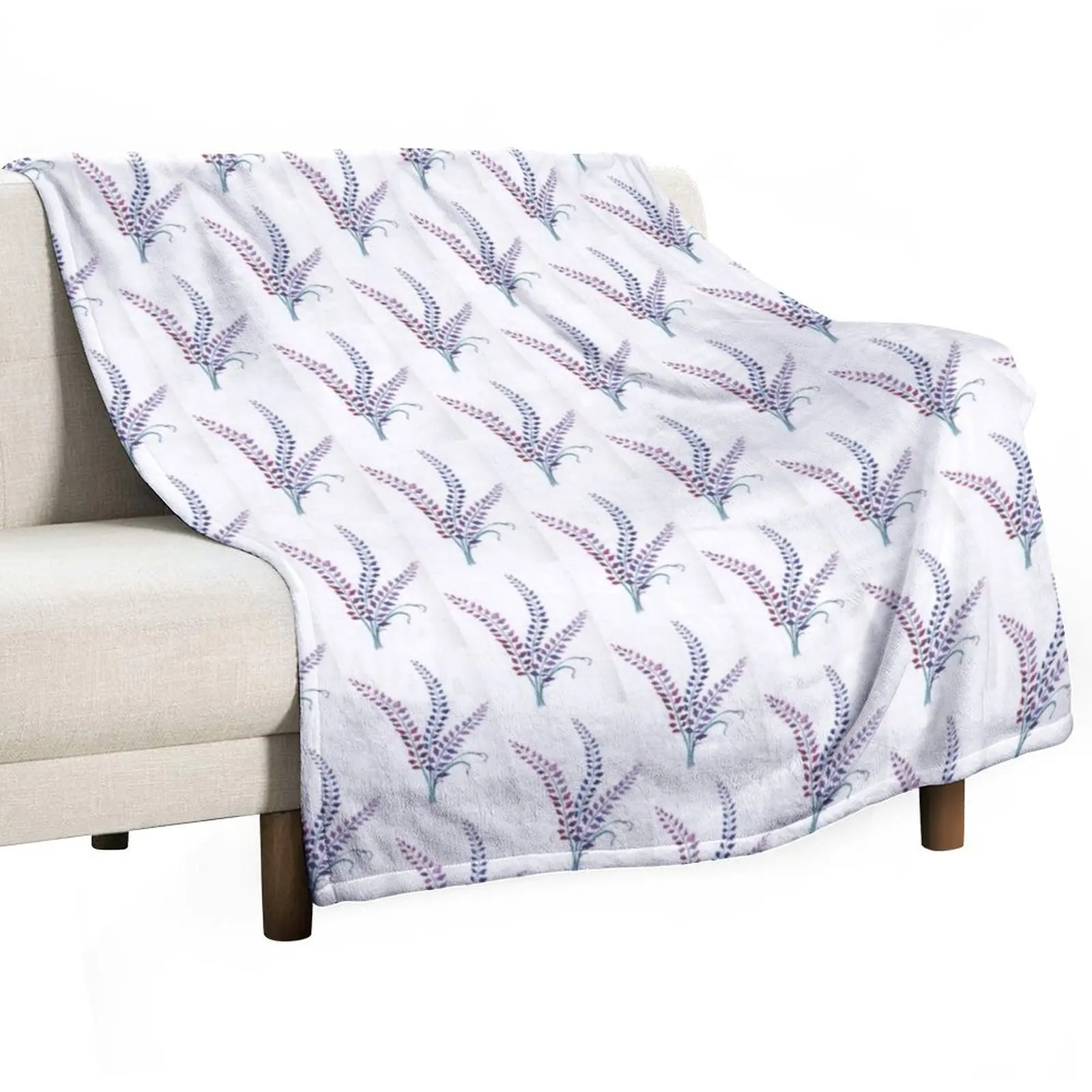 Sprigs of Heather Throw Blanket Comforter anime Vintage Cute Plaid Sofa Throw Bed Blankets