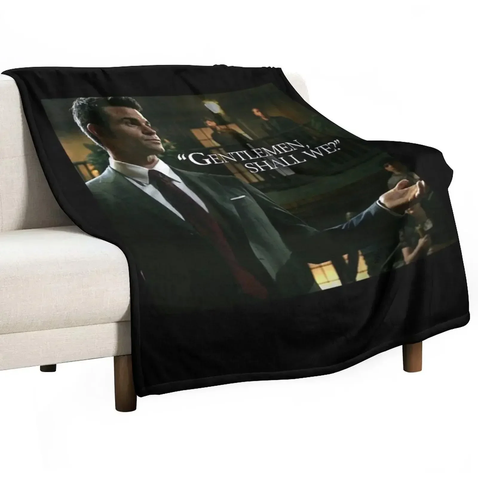 Elijah Gentlemen shall we Throw Blanket cosplay anime Bed Fashionable Blankets