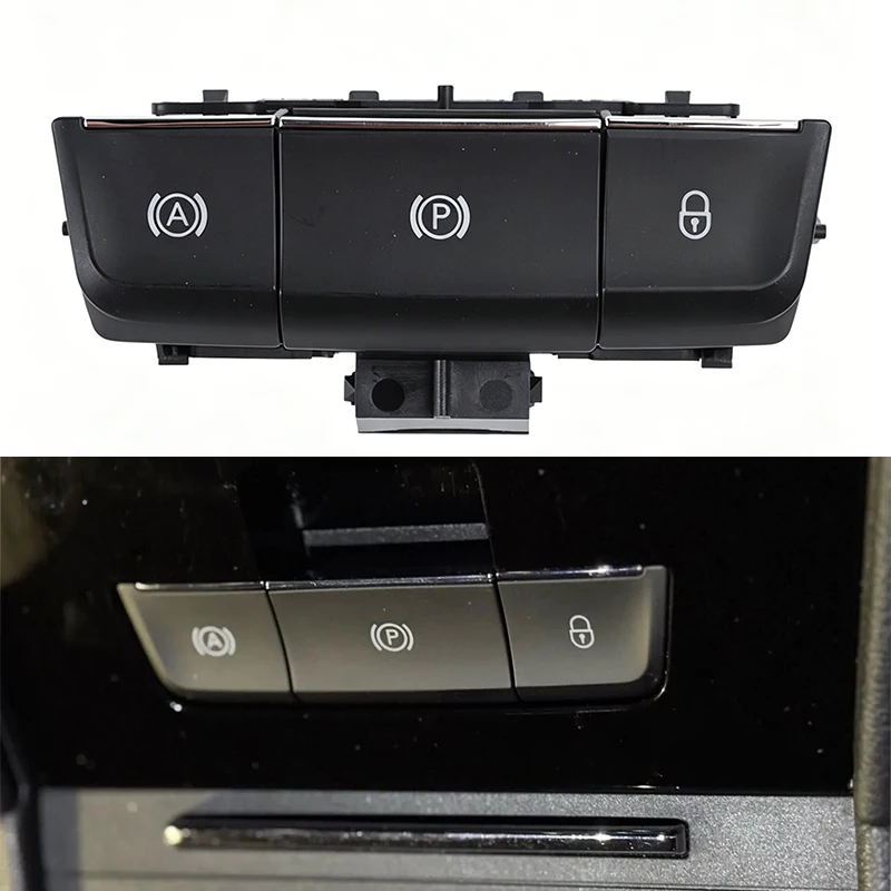 3V0927225B For Skoda Superb 3 2016 -2022 Electronic Handbrake Parking Brake Switch Engine Start Stop switch 3V0 927 225