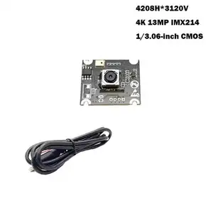 Bilashmart 13MP HD 4208x3120 IMX214 USB Camera Module AF 79.8° With Digital Mic UVC compliant Plug and Play Face Recognition