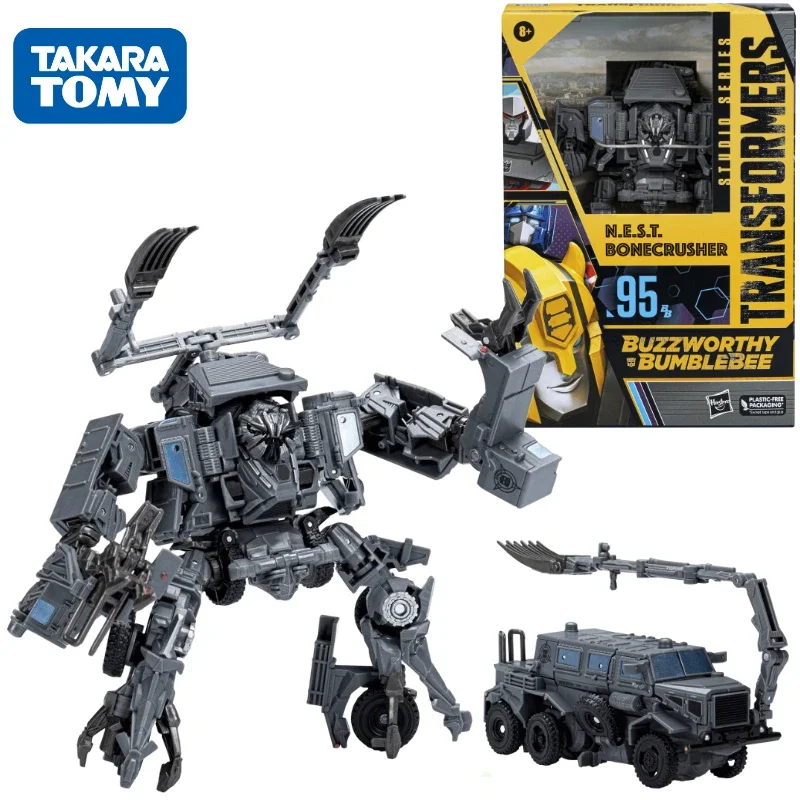 

В наличии Takara Tomy Transformers SS Series BB Limited SS-95BB N.E.S.T Bone Crusher Подвижная фигурка Модель робота в подарок