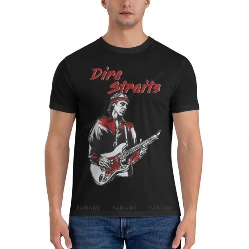 

Dire Straits Active T-Shirt mens white t shirts summer clothes summer t-shirt men