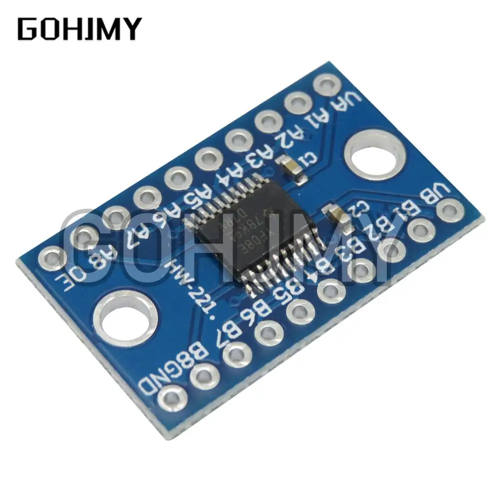 5PCS 3.3V 5V TXS0108E 8 Channel Logic Level Bi-directional Converter Module Mutual Convert Module TXS0108E