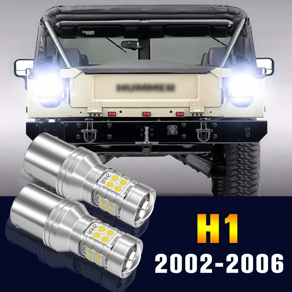 

2pcs LED Reverse Light Bulb Backup Lamp For Hummer H1 2002-2006 2003 2004 2005 Accessories