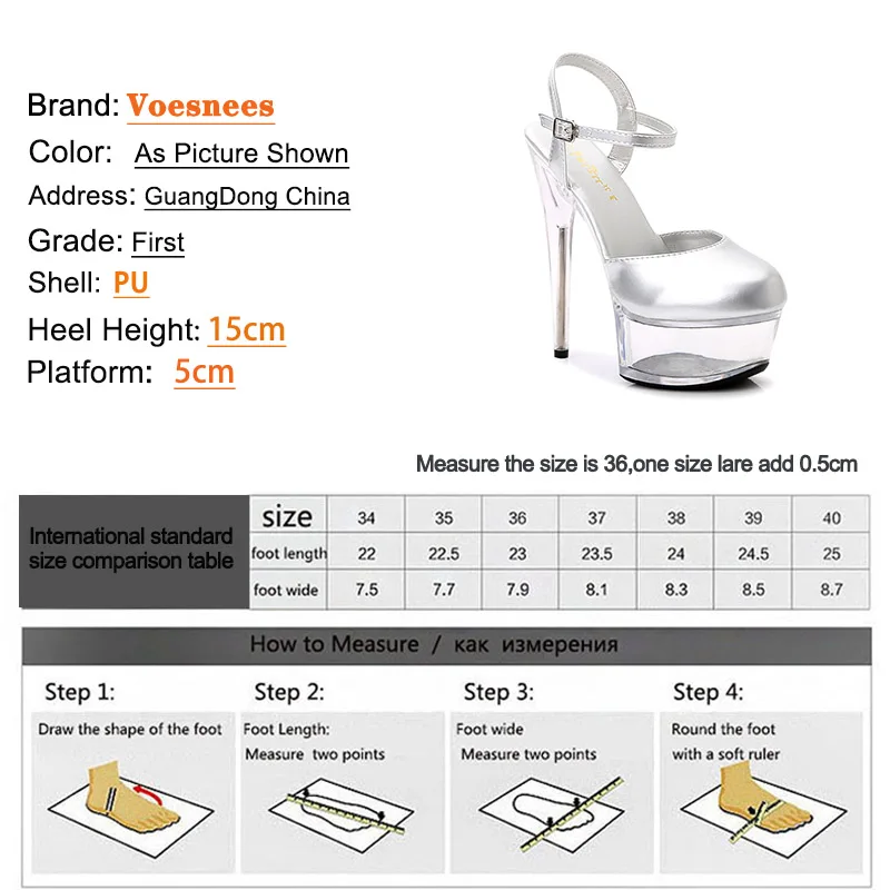 15CM Transparent Stiletto Party Sandals Crystal Waterproof Platform Model Walk Show Shoes 2023 Summer New Women Ultra High Heels