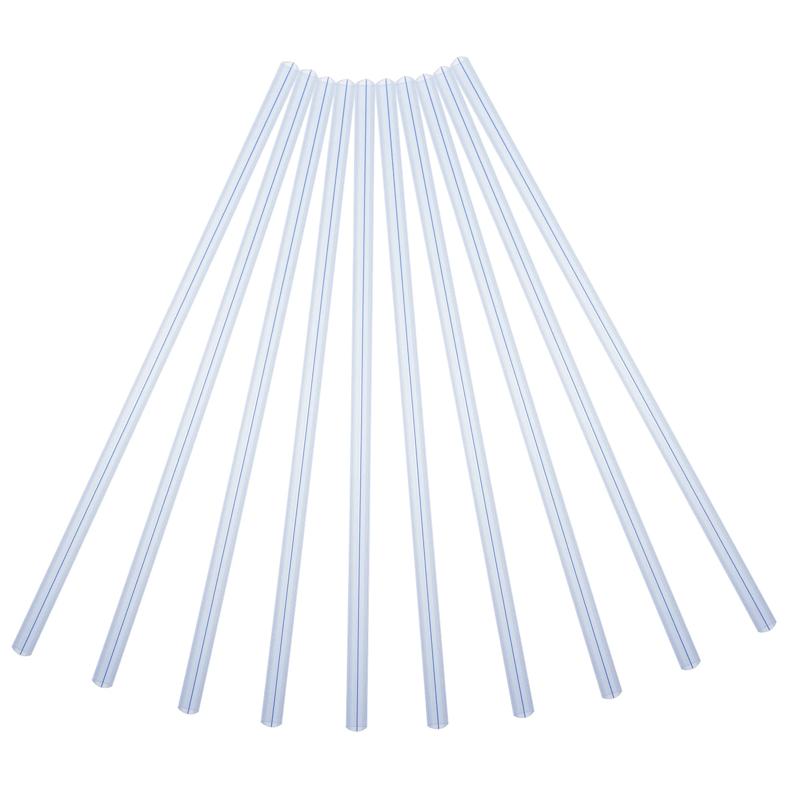 

10Pcs Transparent Slide Binders Plastic Loose-Leaf Clips Strong Hold Binding Bars for Reports Notebooks