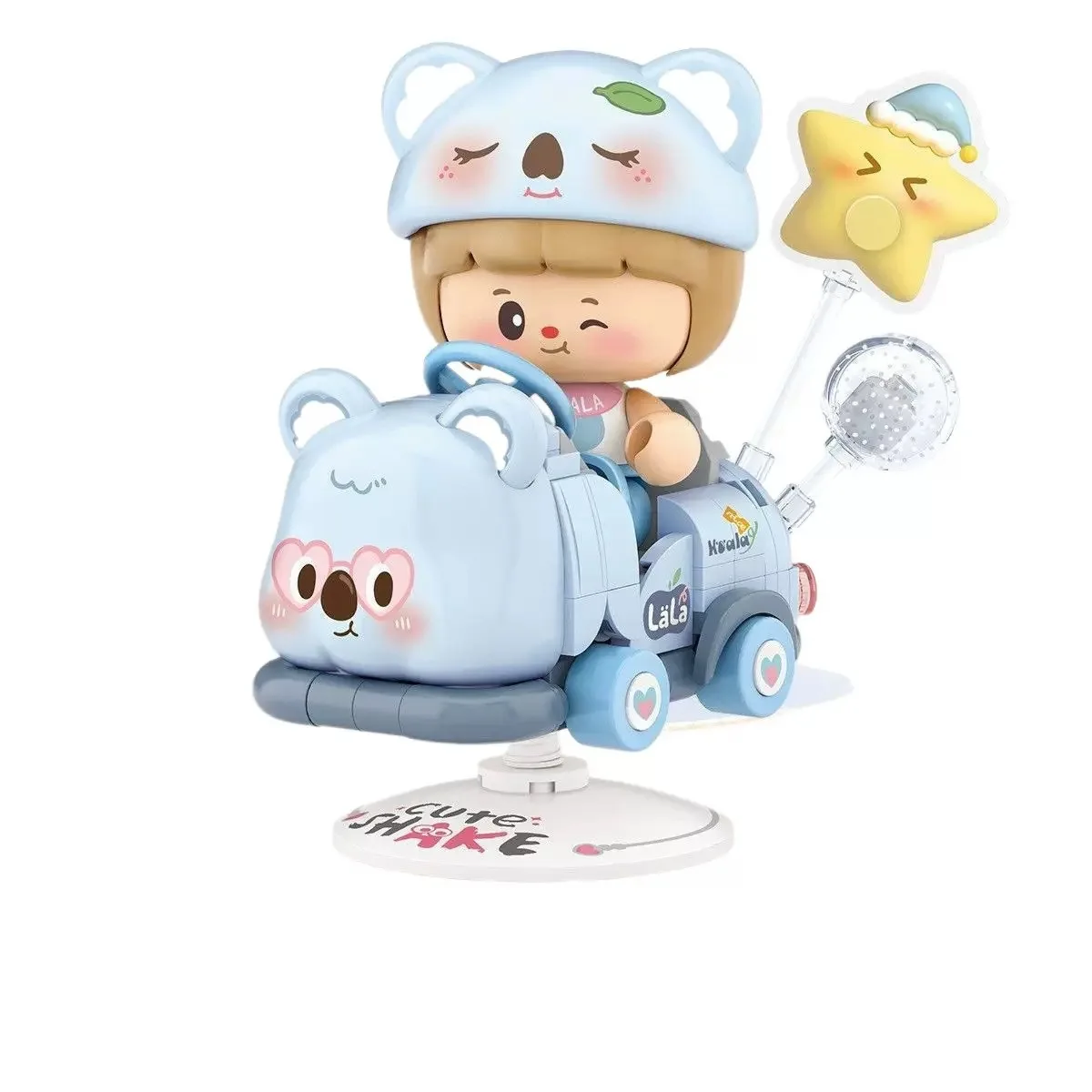 동물 흔들차 블록 디스플레이 피스 어린이 선물 장난감 교육용 퍼즐 피규어