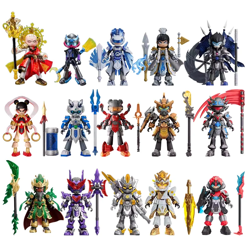

Herospire Building Blocks Nezha Aobing The Monkey King Desktop Decoration Puzzle Assembling Model Toys Birthday Gifts for Kids
