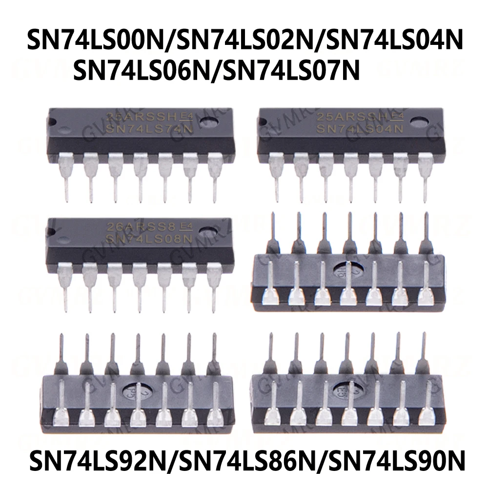5/10/100PCS/LOT DIP DIP14  SN74LS00N SN74LS02N  SN74LS04N SN74LS06N SN74LS07N SN74LS08N SN74LS09N SN74LS107N