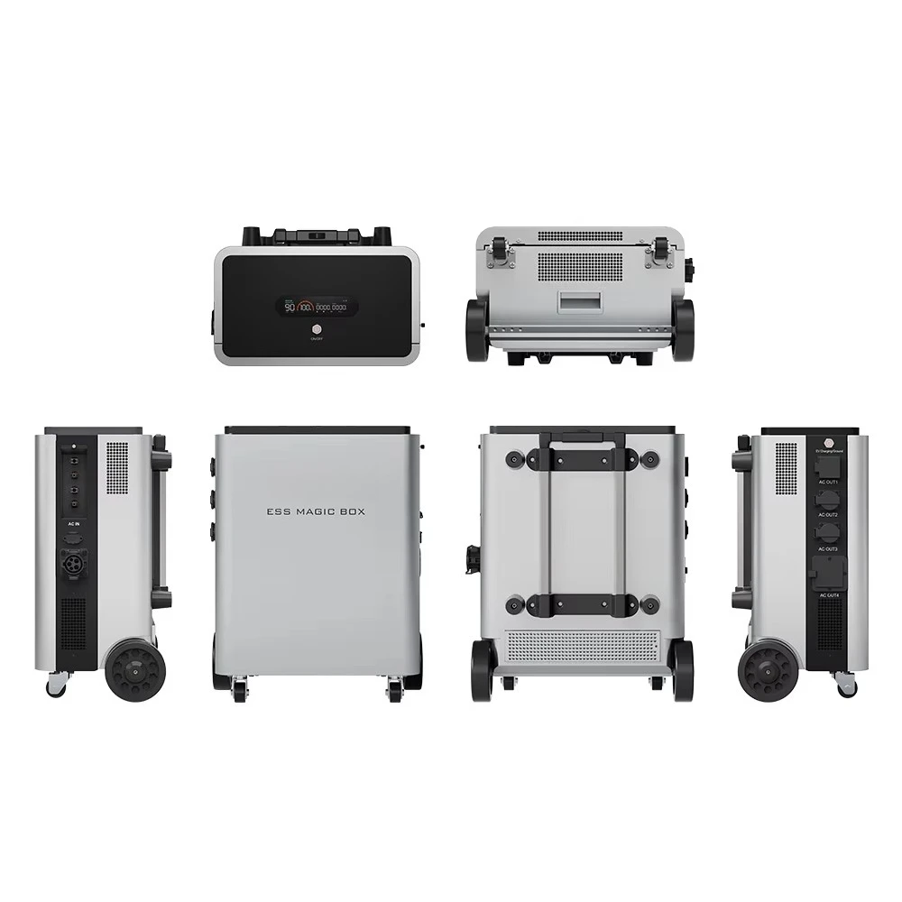 Solar Generator 5000W Portable Power Station Lithium Battery 5kW Power Station Outdoor With Solar Panel