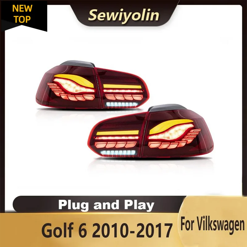 

Автомобильные аксессуары для Vilkswagen Golf 6 2010-2017, анимация, фонари для прицепа, Задний сигнал DRL, автомобильное подключение и воспроизведение