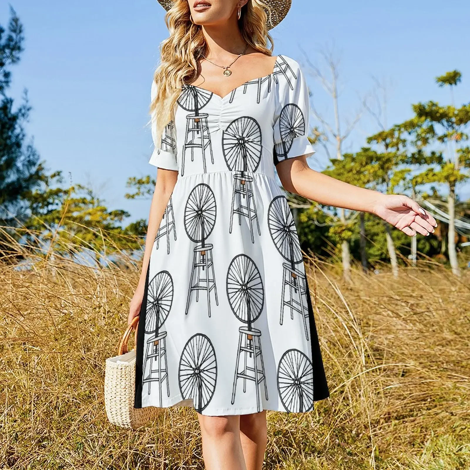 Bicycle Wheel Marcel Duchamp Sleeveless Dress women's dresses luxury Elegant gowns Dress