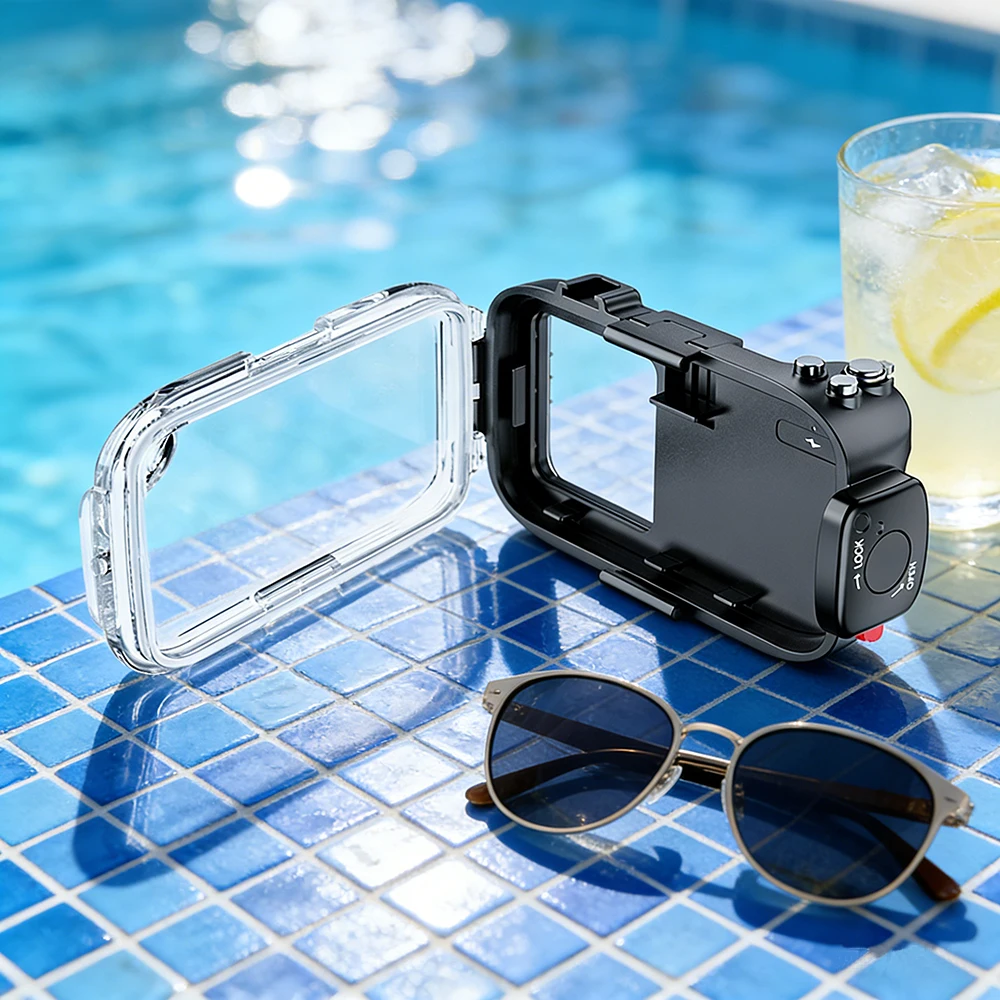 Seafrogs Snorkeling Waterproof Cell Phone Case For iPhone 17 16 15 Pro 13 14 Pro 14 Pro Max 40M Pool Photography Accessories view 5