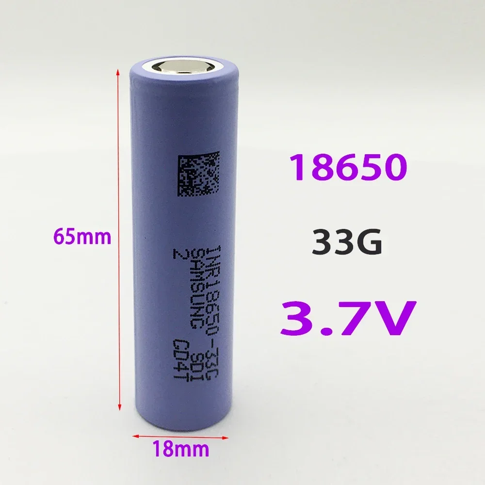 18650 33G 3,7 V 3000 mAh akumulator litowo-jonowy do naszego narzędzia zabawkowego 18650 bateria latarki