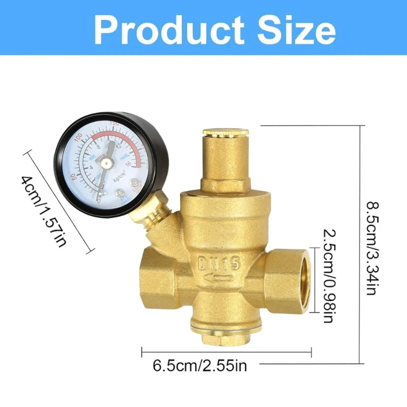 Giải pháp điều chỉnh áp suất đồng thau inch DN15 cho các môi trường khác nhau