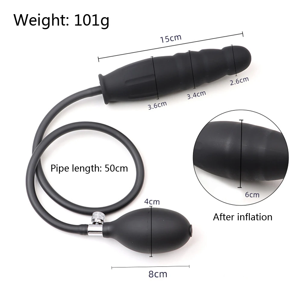 Consoladores inflables para mujeres, tapón Anal vaginal, dilatador de trasero para hombres, pene realista, masturbador femenino, juguete sexual, juegos para adultos, conjunto de pareja