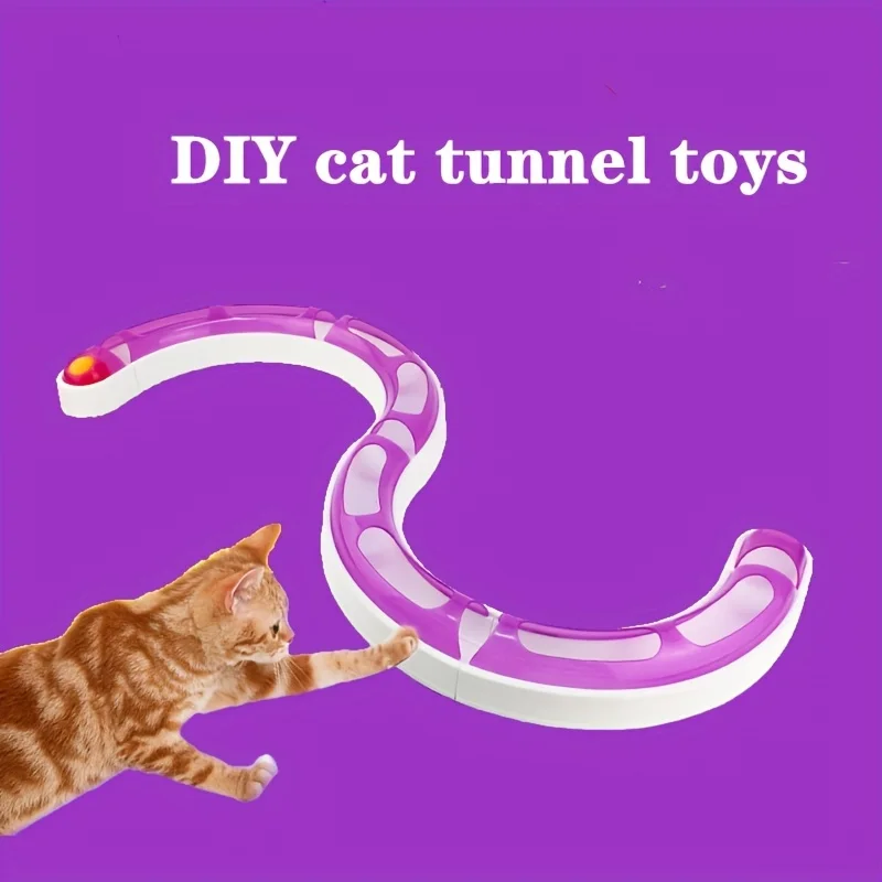 Cat Track Ball Toy Set, Puzzle Games And Race Track Toy