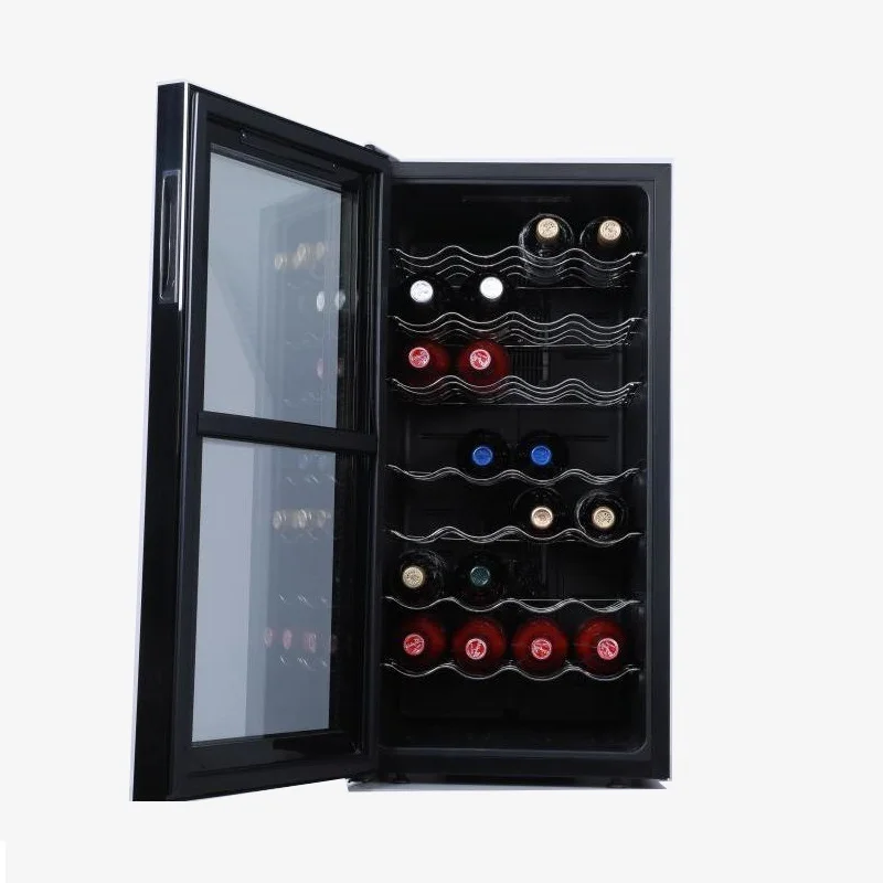 Mini Electric Home Touch Sensor Control Panel Wine Refrigerator Freestanding Cabinet Chiller for Outdoor Car Hotel RV Use