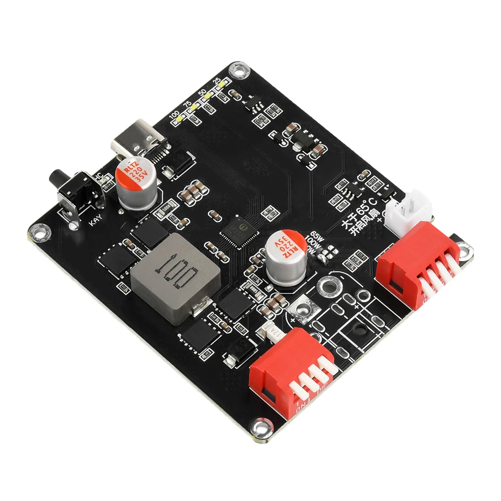 140W Bidirectional Fast Charger Module High Power Lift Voltage 2-6S Li-Ion Battery Charger Board IP2366 Auto Temperature Control