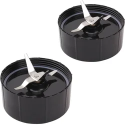 2PCS Cross Blades compatible with Magic Bullet 250W MB1001 Series With Gaskets Replacement Blender Part