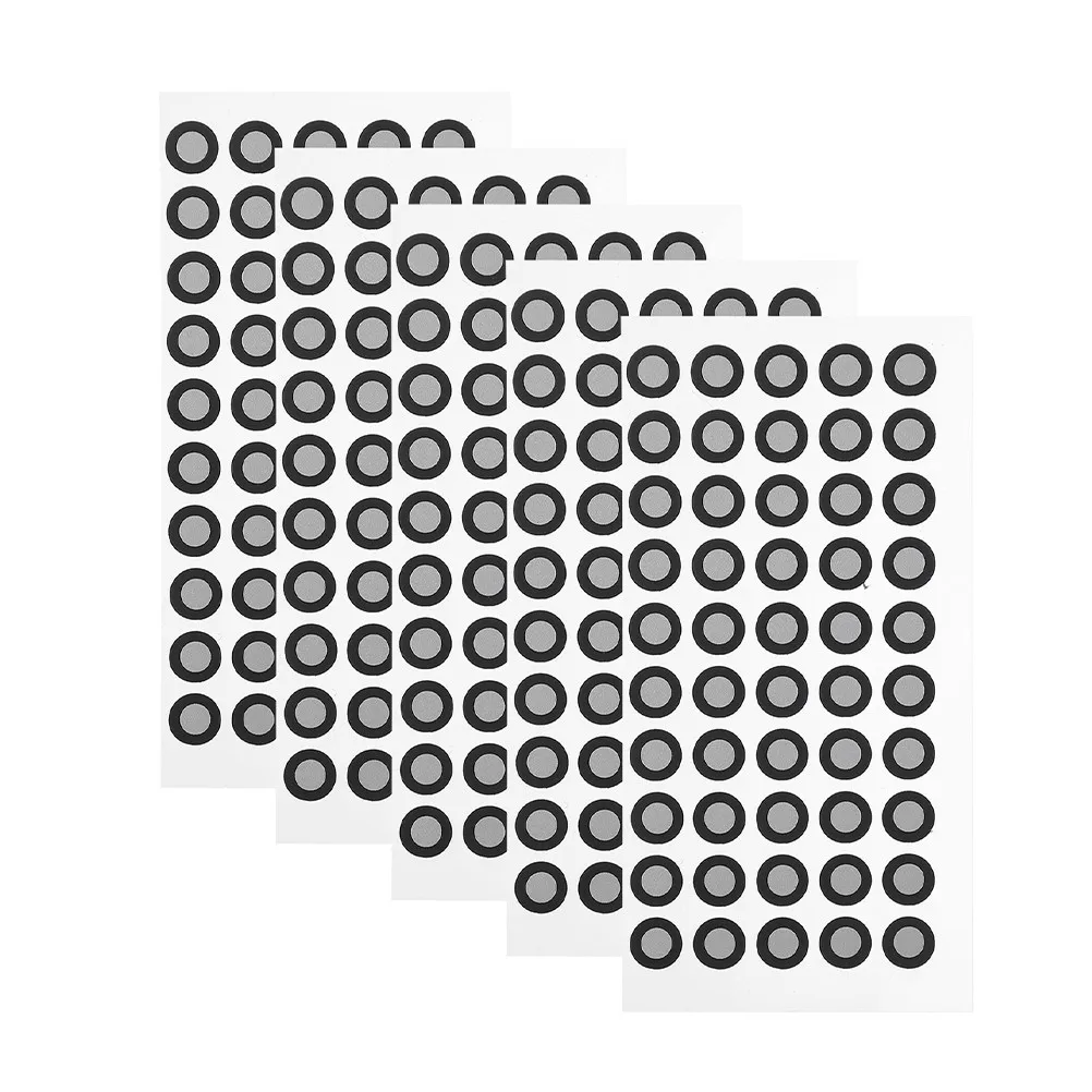 

5 Sheets 3D Scanner Reference Points Markers Reflective Film Marking Stickers for Precise Scanning Metrology Reverse Engineering