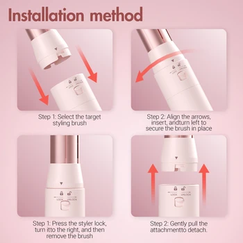 5-in-1 Hair Dryer Brush & Hot Air Styler Air Styling System 8