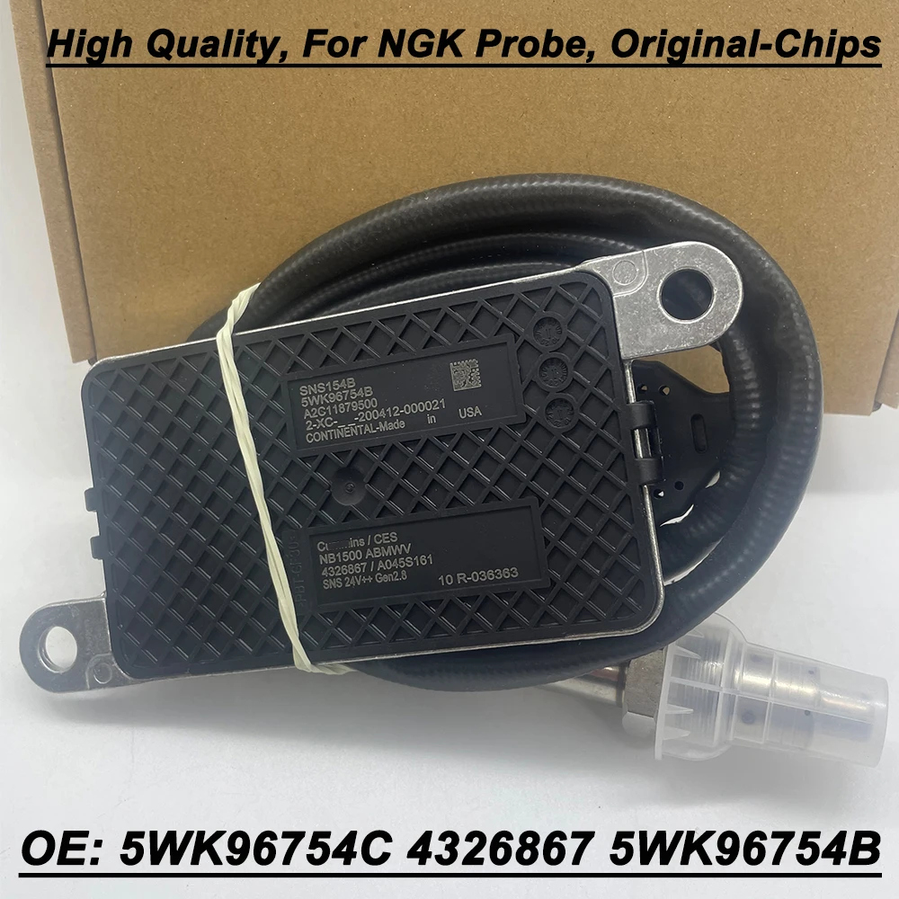 

5WK96754C 4326867 5WK96754B High Quality Chips for NGK Probe Nox Sensor Nitrogen Oxide Sensor For Cummins Truck 2897314 2872949