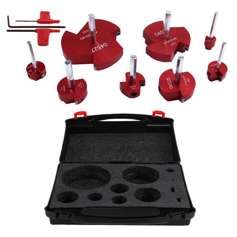 ABMH-PVC tubo reamer kit forstandard 1/2 Polegada broca pvc montagem saver pvc tubo reamer ferramenta pvc soquete saver