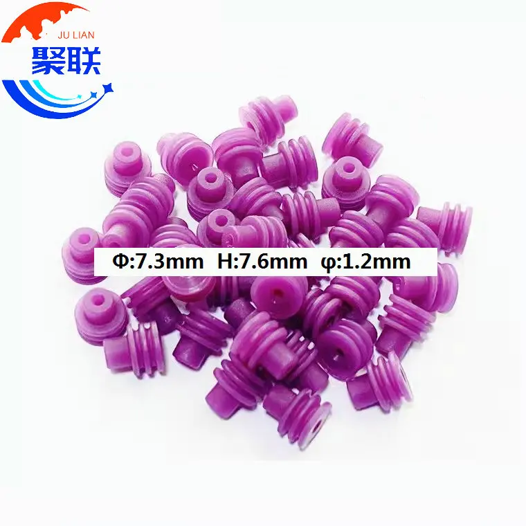 50pcs-10000pcs 15324985 12089444 12089679 Φ7.3mm Rubber Seal Inner diameter φ:1.2mm Wire Seal For Auto Connector