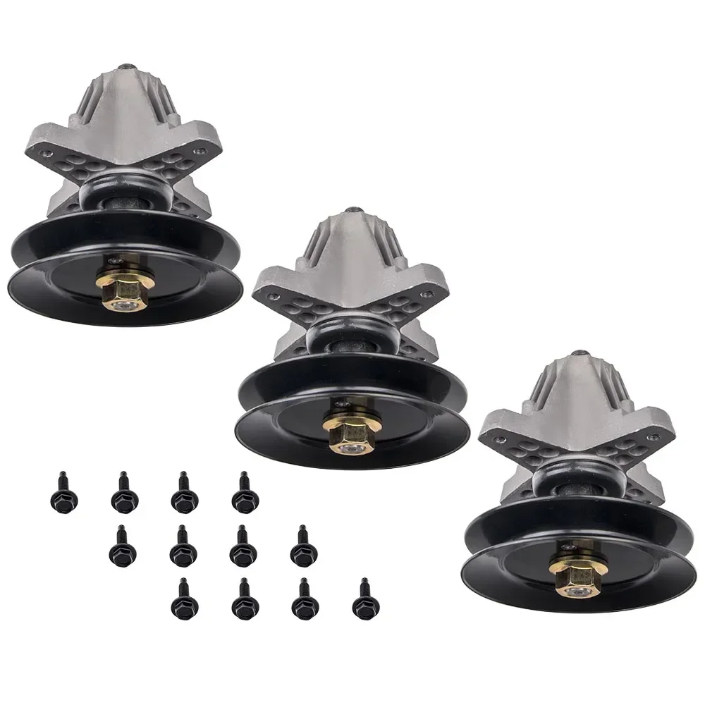 

3 Pcs Lawn Spindle Assembly for MTD Cub Cadet 54" Deck 618-06978 918-06978