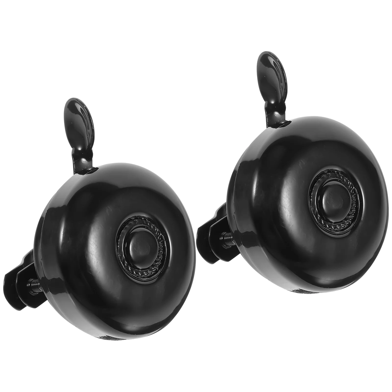 2 Pcs Road Bicycles Bell Old-fashioned Rotating Turn The Professional Ringing Bells