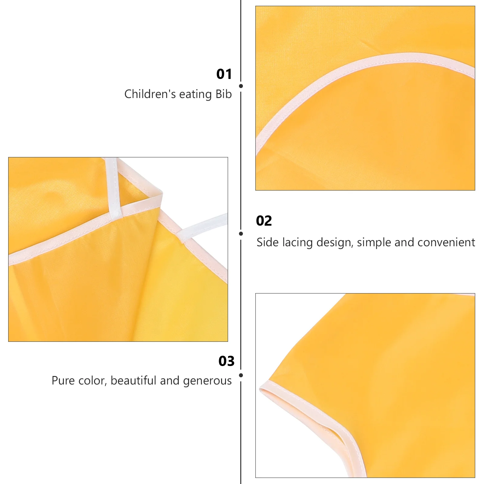 Toddler Painting Smock Children's Drawing Apron Baby Bibs Feeding Nylon for Kids Artists Aprons