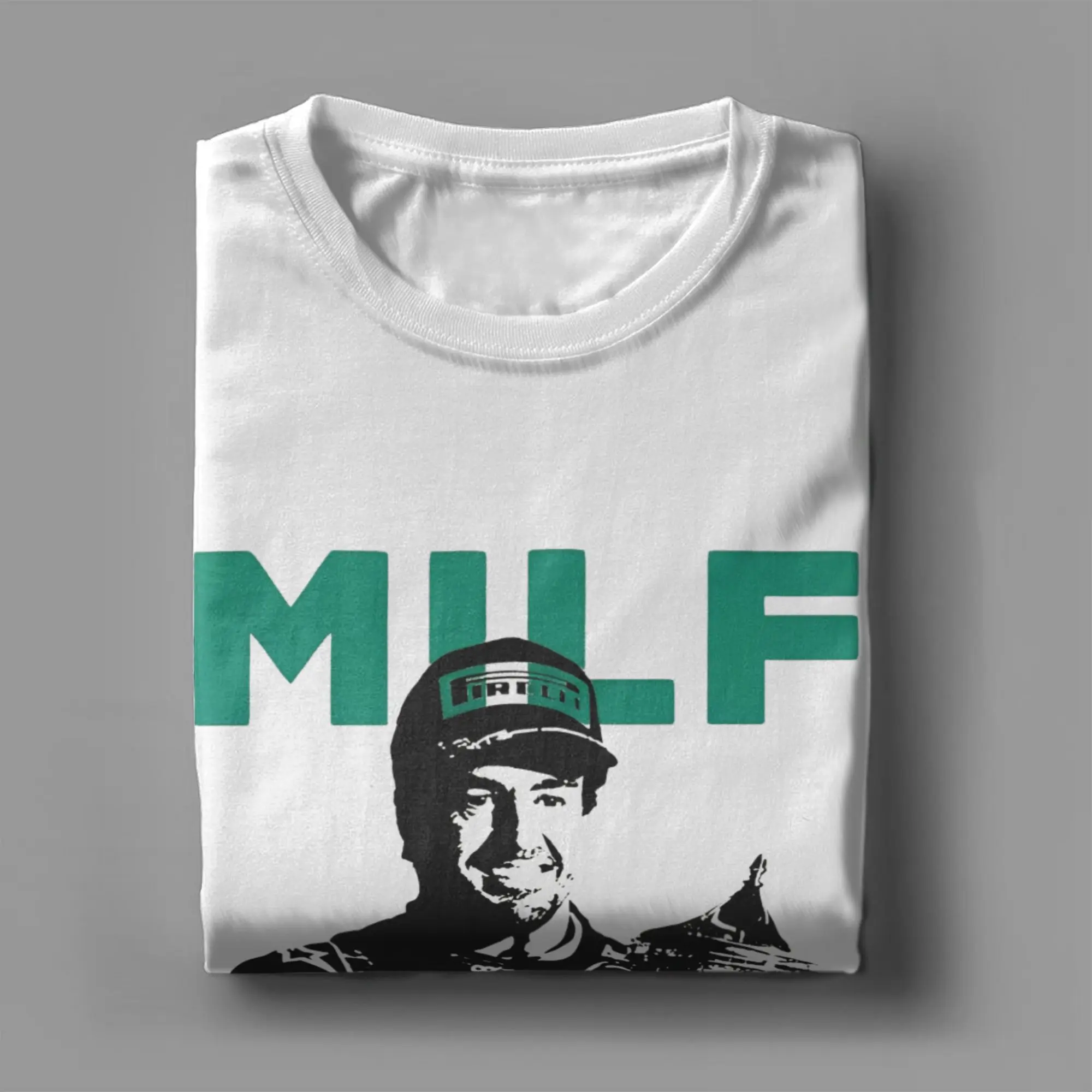 MILF رجل أحب فرناندوس ألونوس الجرافيك تي شيرت للرجال النساء القطن تي شيرت الملابس Ins Y2k العلامة التجارية الجديدة نمط جديد