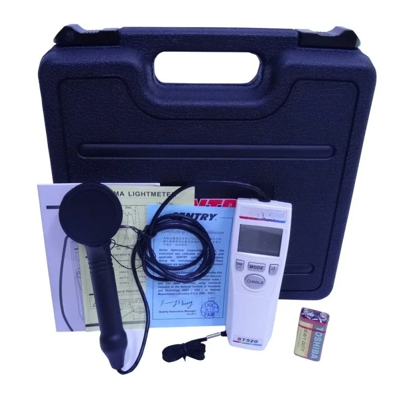 Temperature illuminometer ST520 multi-function brightness two-in-one photometer color temperature instrument 99990K