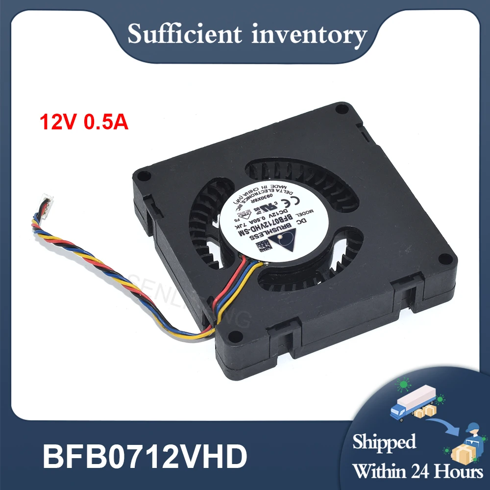 

New For 12V 0.5A 7015 70X70X15MM 7CM 4-Wire BFB0712VHD 7JK Blower Turbine Centrifugal Cooling Fan