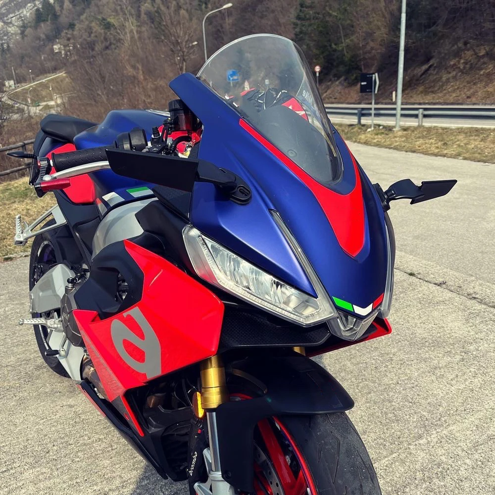 Für Aprilia GPR250R APR250 RS660 RS125 RS250 RSV4 Motorrad Zubehör Spiegel Wind Flügel Einstellbare Dreh Rückspiegel